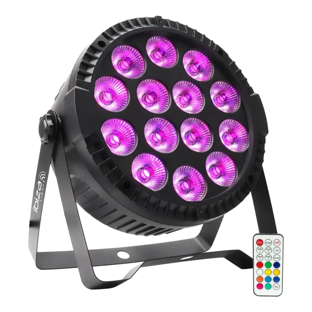 Flacher PAR-Scheinwerfer 14 LED RGBW