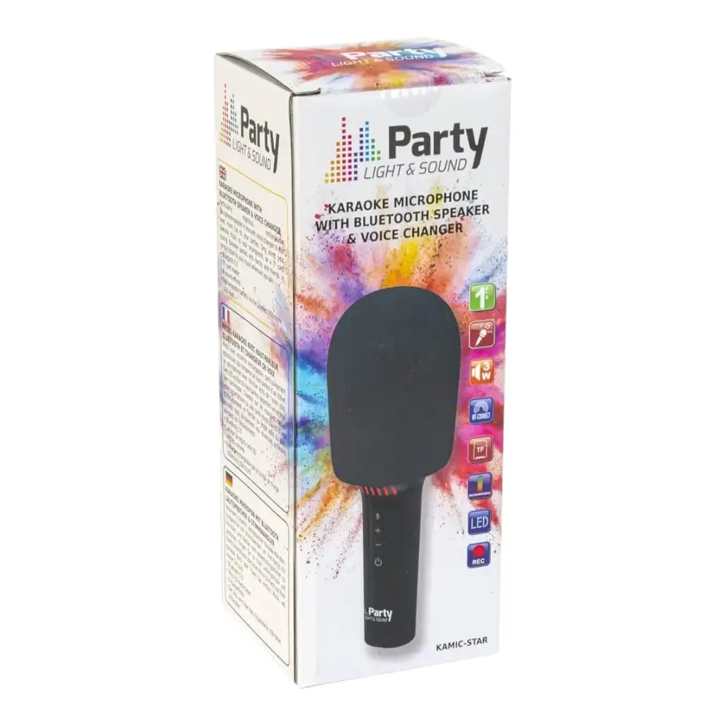 KAMIC-STAR Mikrofon für Bluetooth-Karaoke und Stimmwechsler