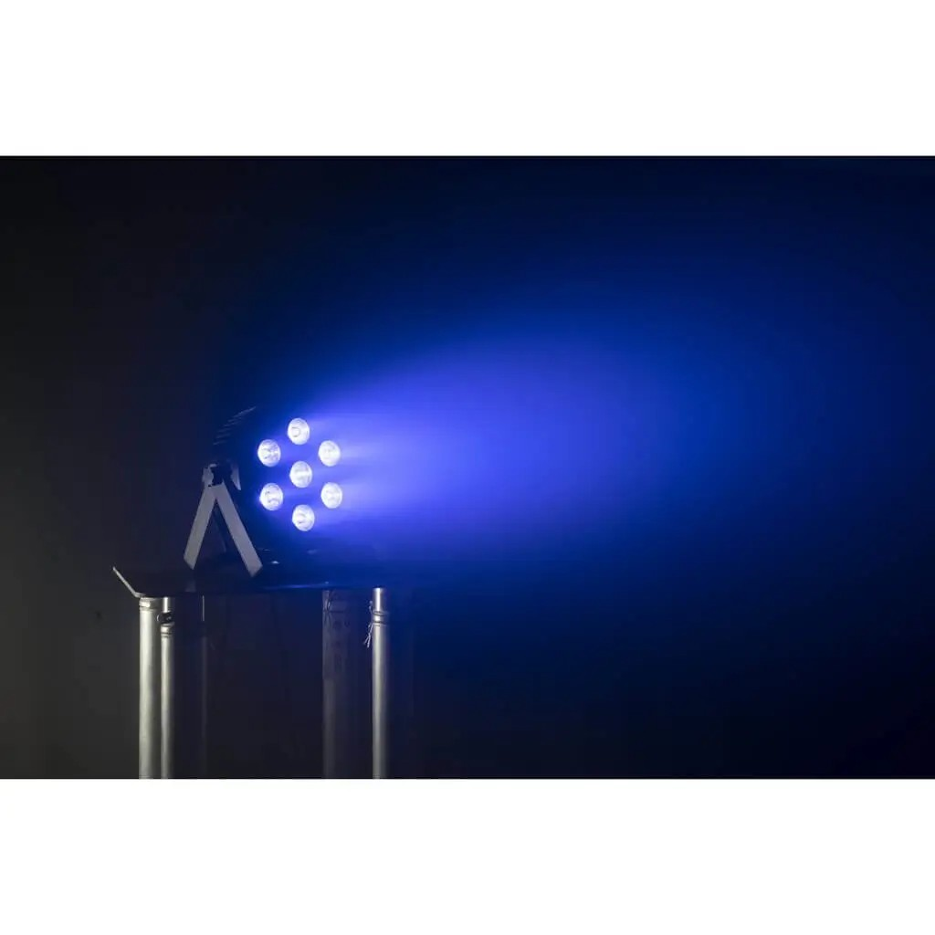 Flacher PAR-Scheinwerfer 7 LED RGBW