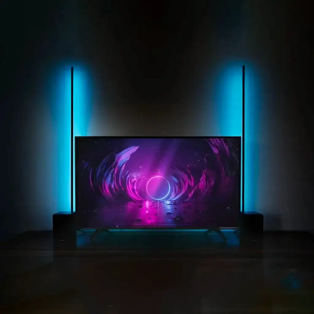 Lichtschlauch 1,5m RGB Magic Color Stick weiß