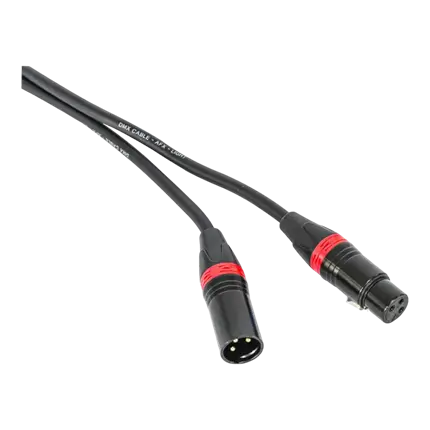 DMX-Kabel männlich/weiblich 10m