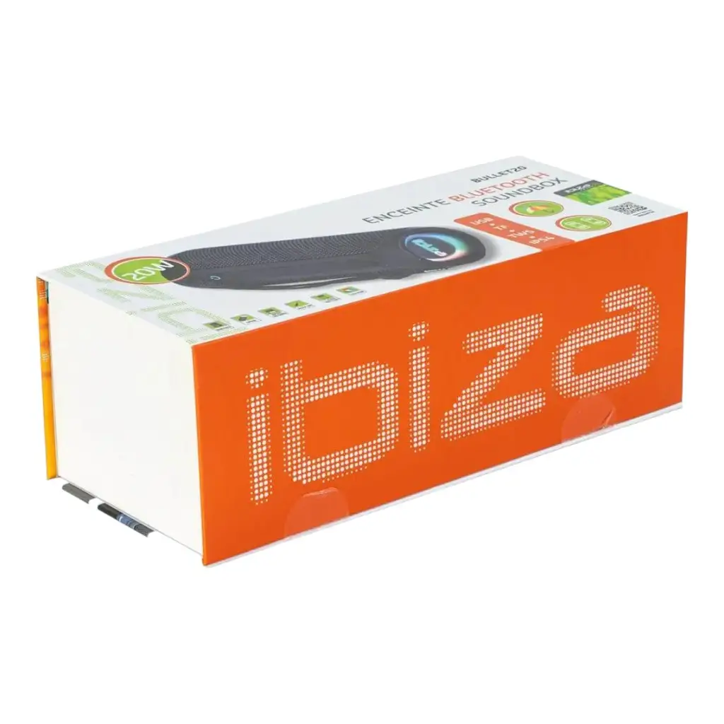 Ibiza BULLET20 LED-Bluetooth-Lautsprecher