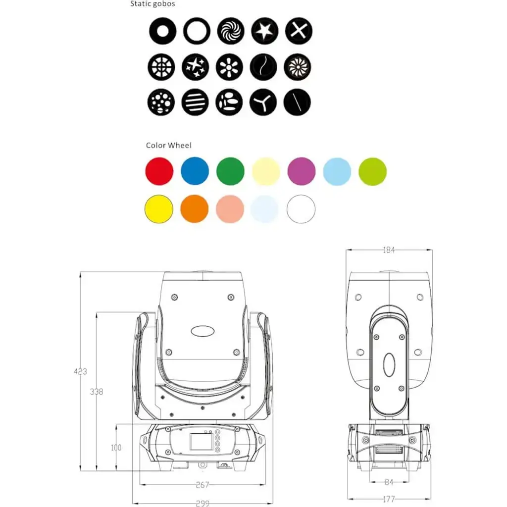 Leierkasten BEAM-100LED-MKII mit doppelter Prämie & Leuchtring