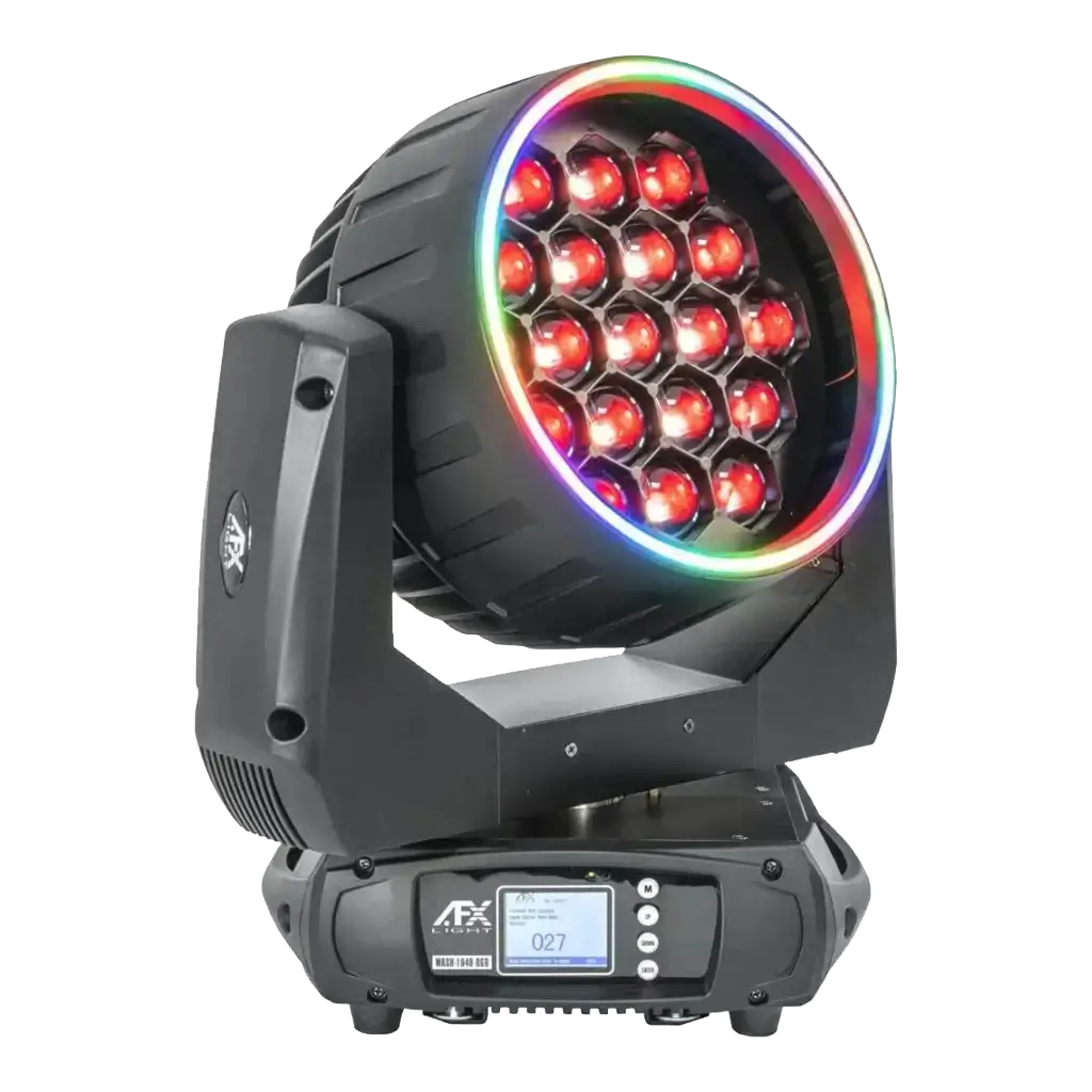 Lyra WASH-1940-RGB Ringeffekt mit Flight Case