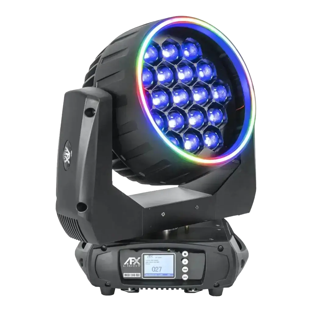 Lyra WASH-1940-RGB Ringeffekt mit Flight Case