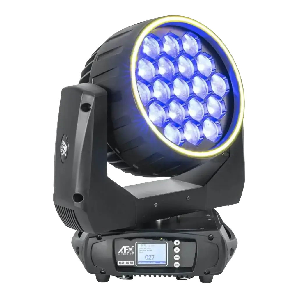 Lyra WASH-1940-RGB Ringeffekt mit Flight Case