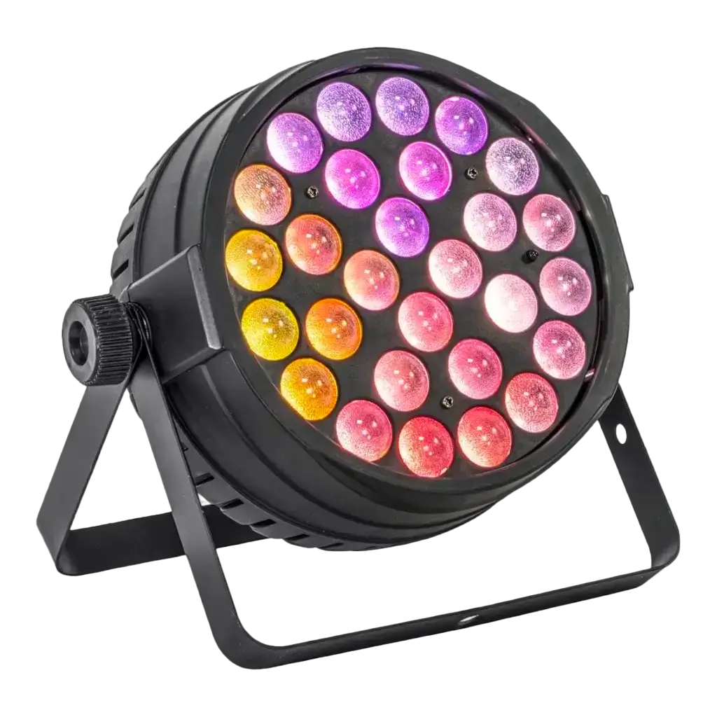 LED-PAR-Scheinwerfer CLUB-ZOOM2810 mit Zoom in Vierteln