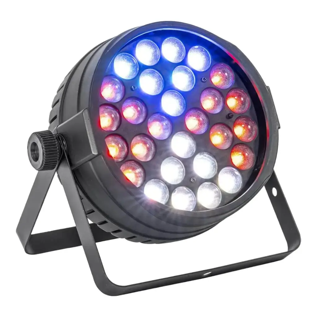 LED-PAR-Scheinwerfer CLUB-ZOOM2810 mit Zoom in Vierteln