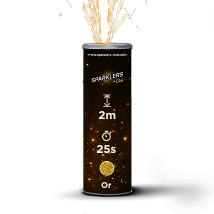 Stage Jets 2 Meter 25/30 Sekunden Indoor Gold