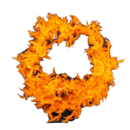 Federboa Orange - 180 cm