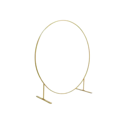 Struktur Ballonbogen Rund Metall Gold ø 2 Meter 