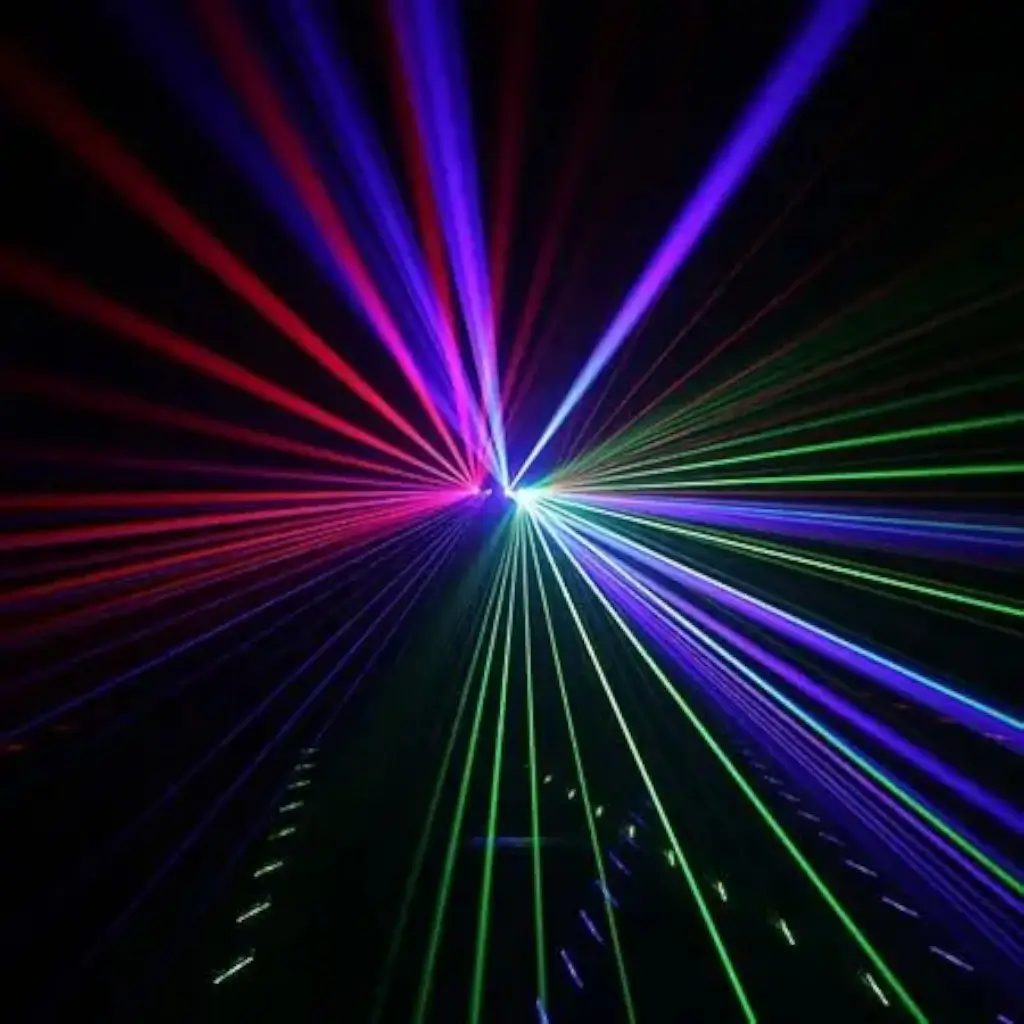 BoomTone DJ Multipoint-Laser und Gobo - Six Eyes RGB