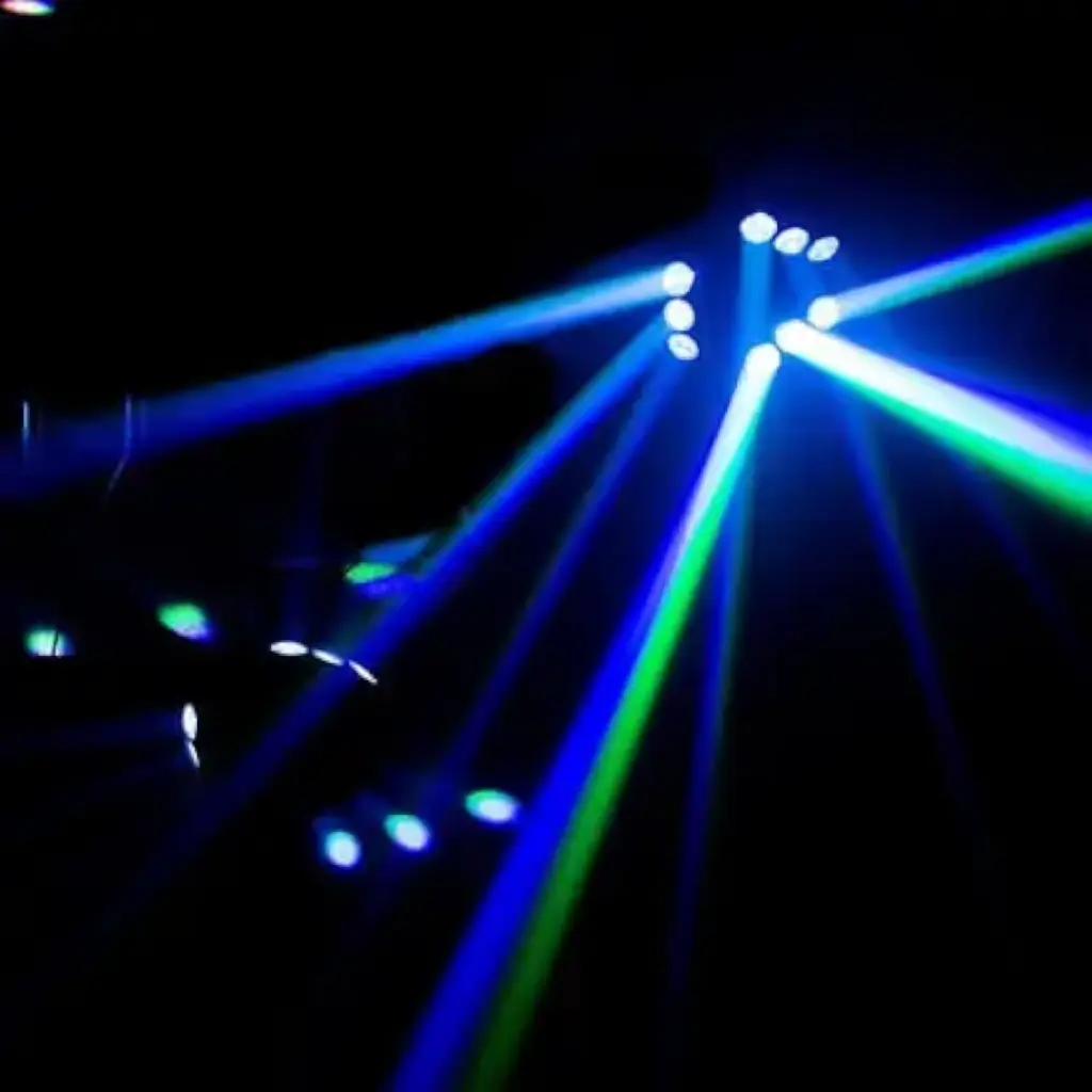 Lichtspiel LED Beam RGB und Laser Mac Mah - Pyramida-LZR