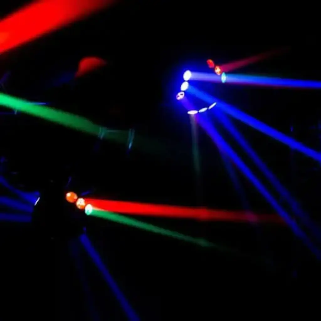 Lichtspiel LED Beam RGB und Laser Mac Mah - Pyramida-LZR