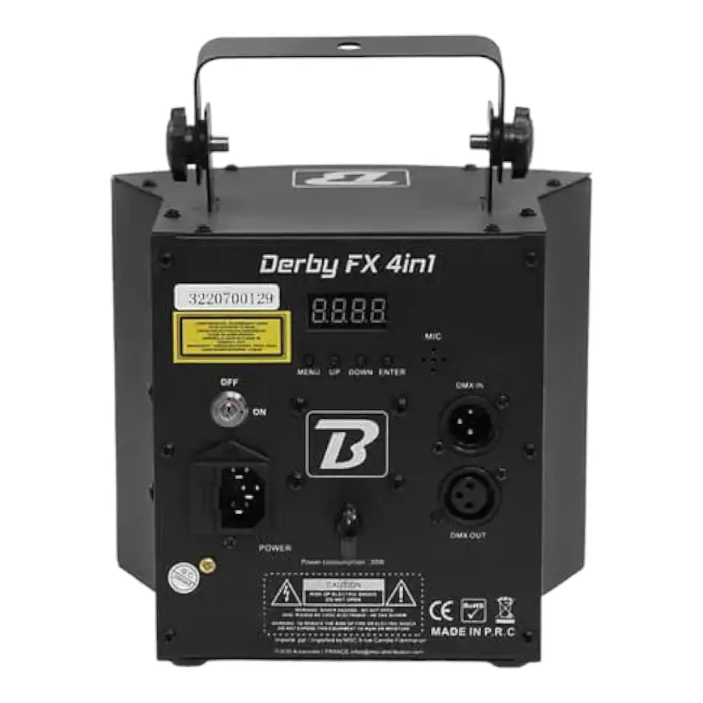 4-in-1-Lichtspiel LED-Effekt BoomTone DJ - DerbyFX 4in1