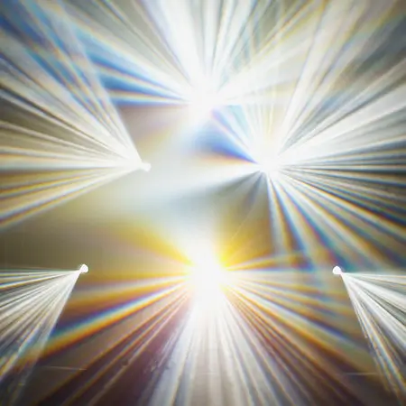 Set 2 Moving Head Lyres mit Flight Case Moving Beam 7RSET