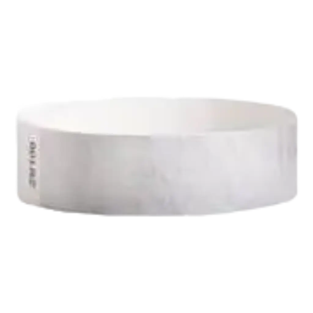 Tyvek® Armband Weiß Papier Ohne Markierung