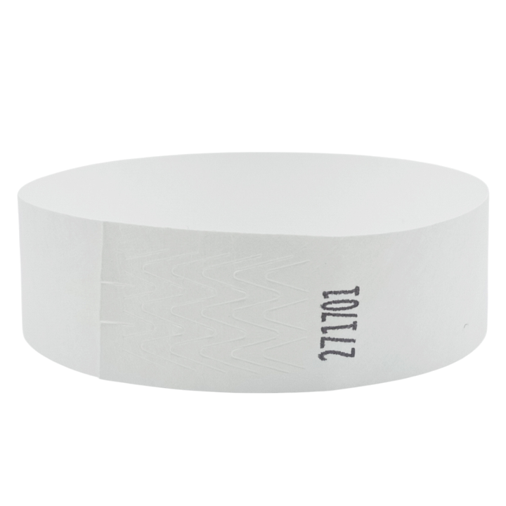 Tyvek® Armband Weiß Papier Ohne Markierung