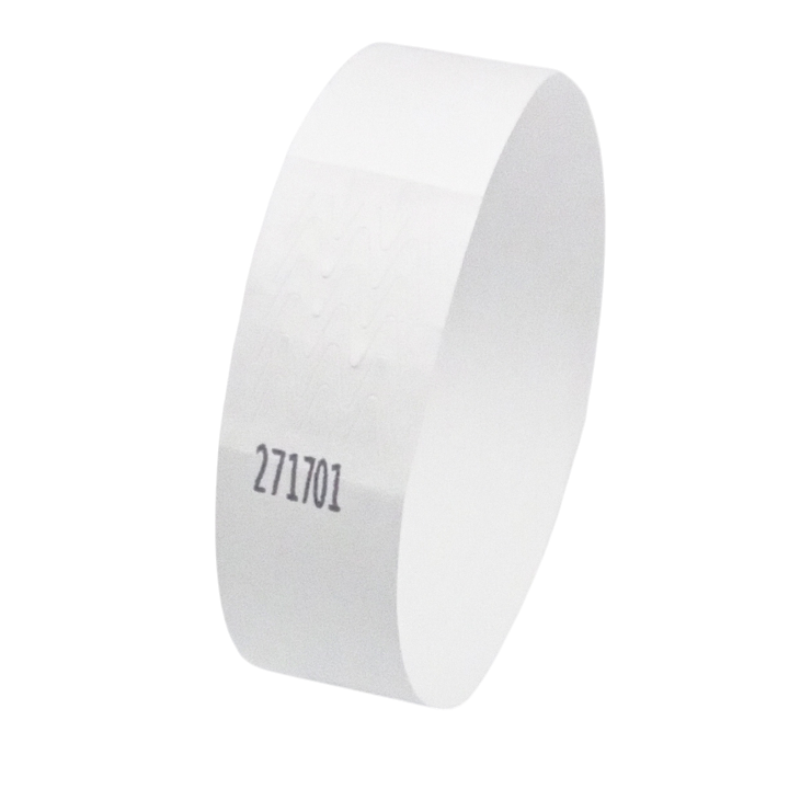 Tyvek® Armband Weiß Papier Ohne Markierung