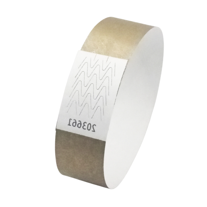 Tyvek® Goldpapier-Armband ohne Markierung