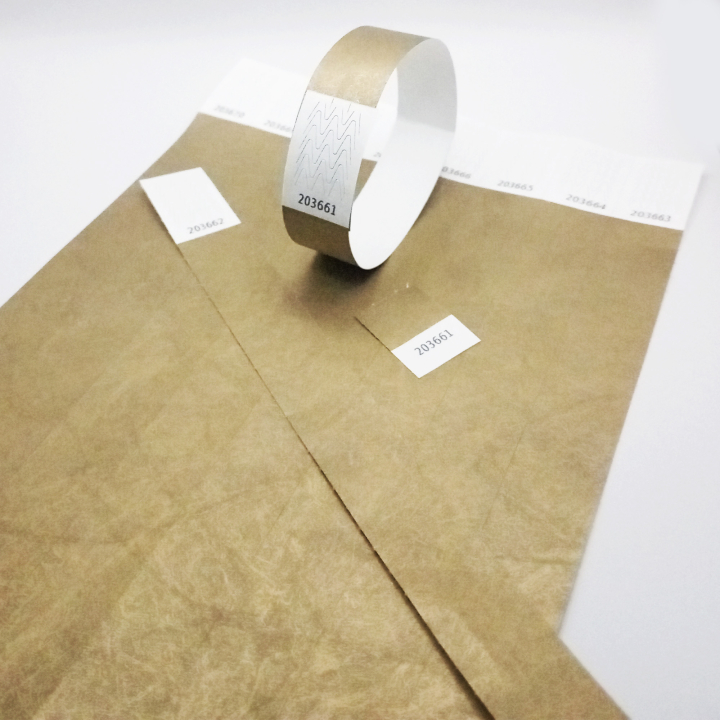 Tyvek® Goldpapier-Armband ohne Markierung
