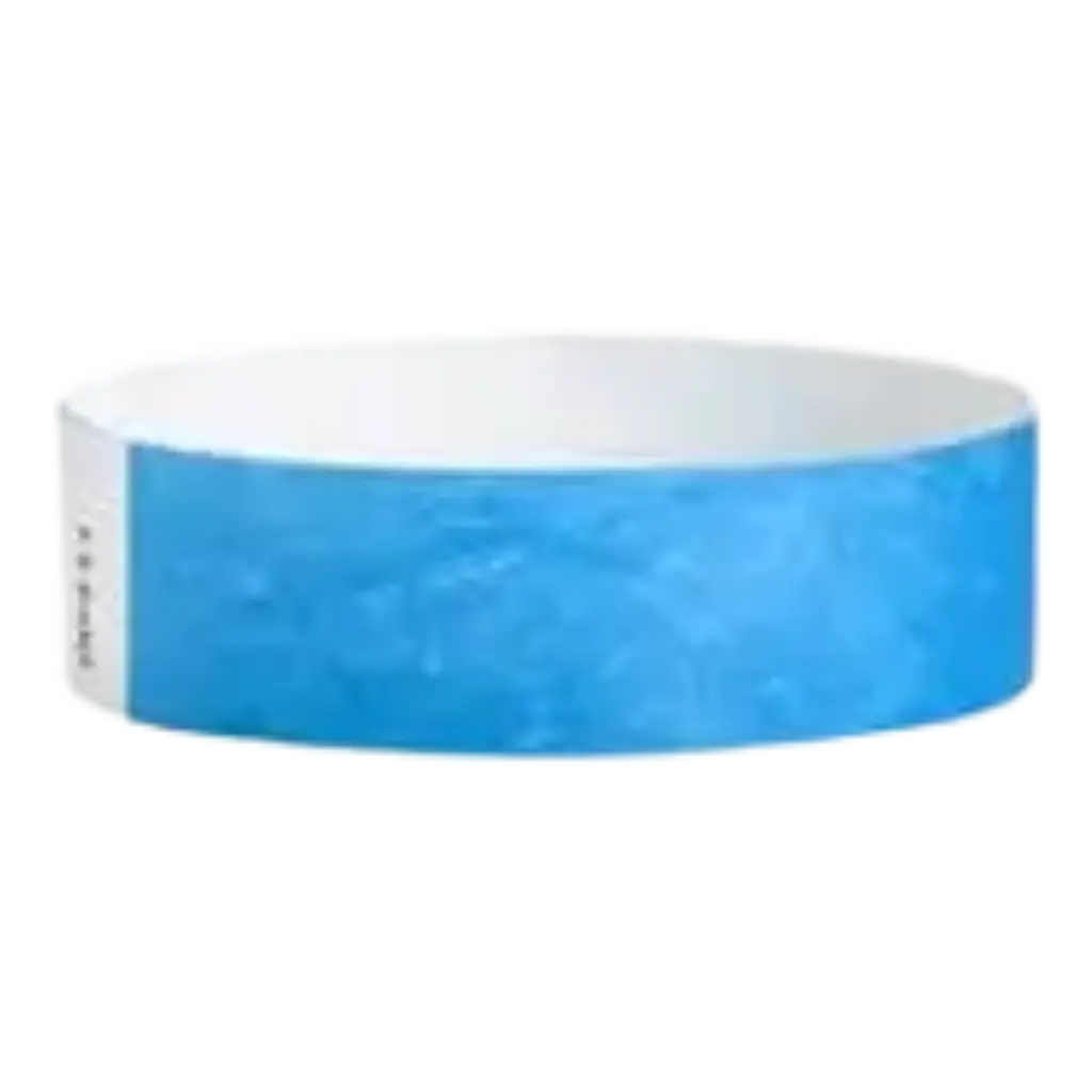 Papierblaues Tyvek®-Armband ohne Markierung