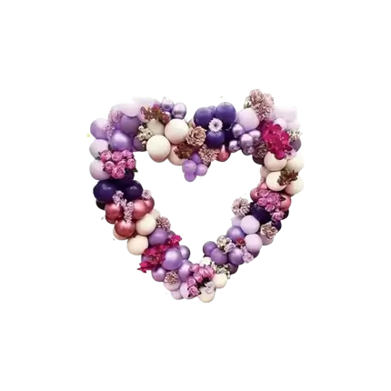 Herzförmiger Ballonbogen - 150cm