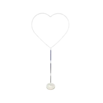 Ballonständer Herz auf Fuß - 150 cm