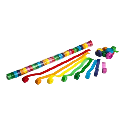 Konfetti-Luftschlange, mehrfarbig, 100 % biologisch abbaubar