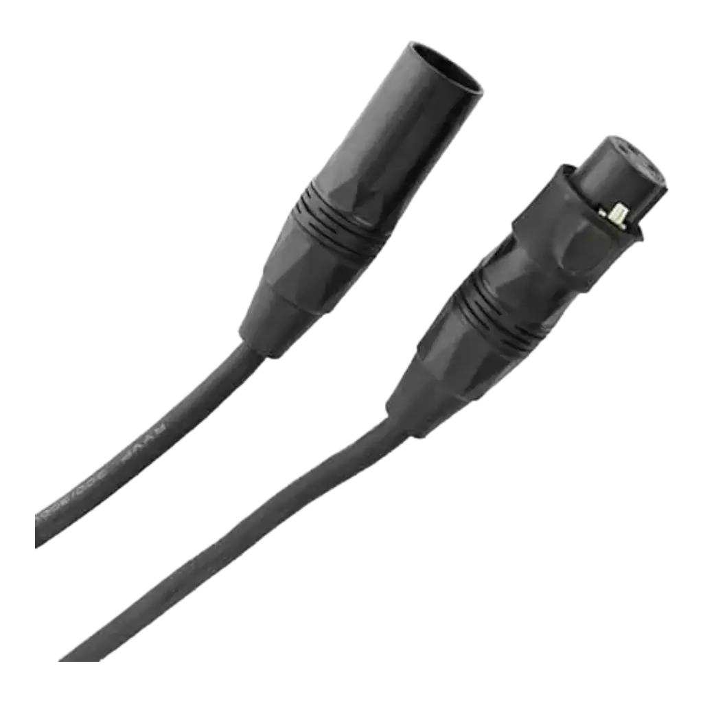 IP65 DMX-Kabel XLR Female 3b - XLR Male 3b Länge 10m