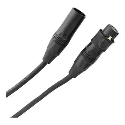 IP65 DMX-Kabel XLR Female 3b - XLR Male 3b Länge 10m
