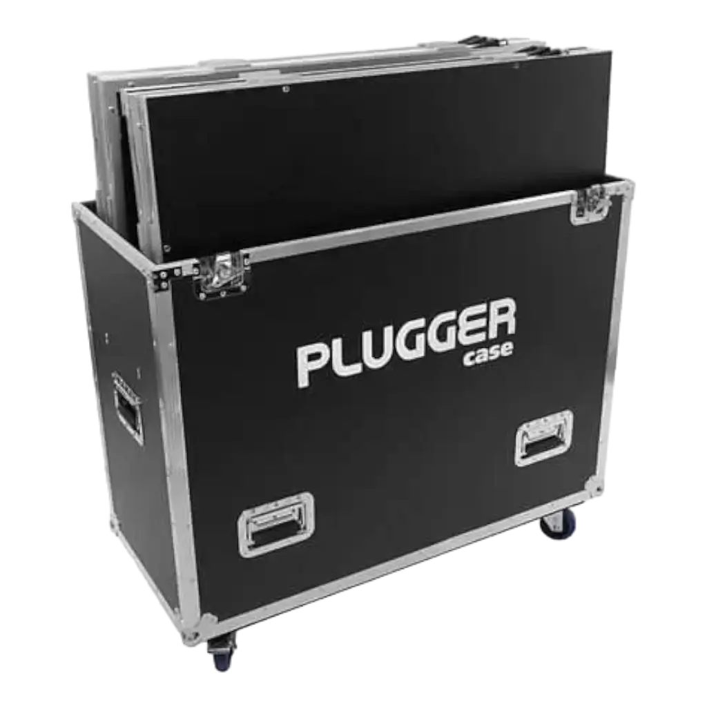 6er-Set Bühnenplattformen Plugger Case QuickStage 6 Set