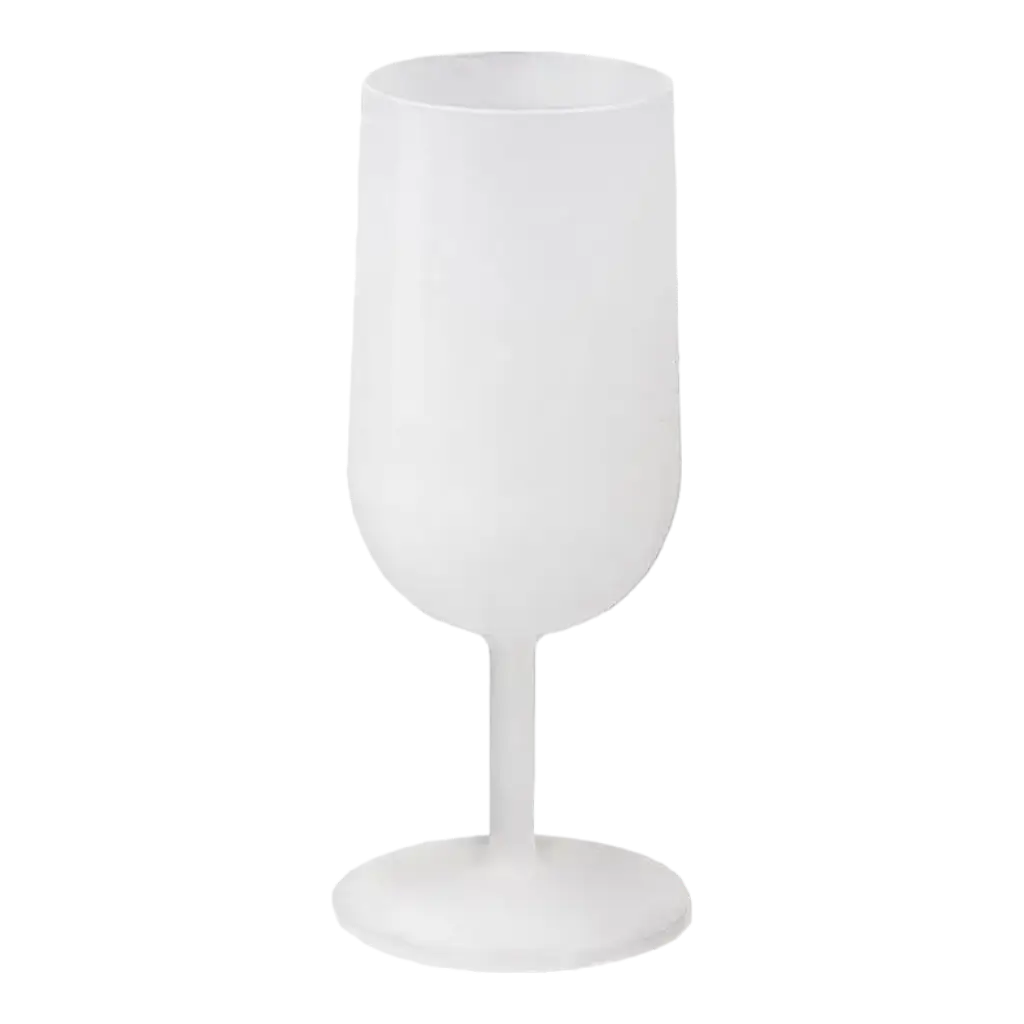 Weinglas Ecocup Frost-Effekt 12?ml (18?ml randvoll) Wiederverwendbar – Typ Wein, Verkostung, Aperitif