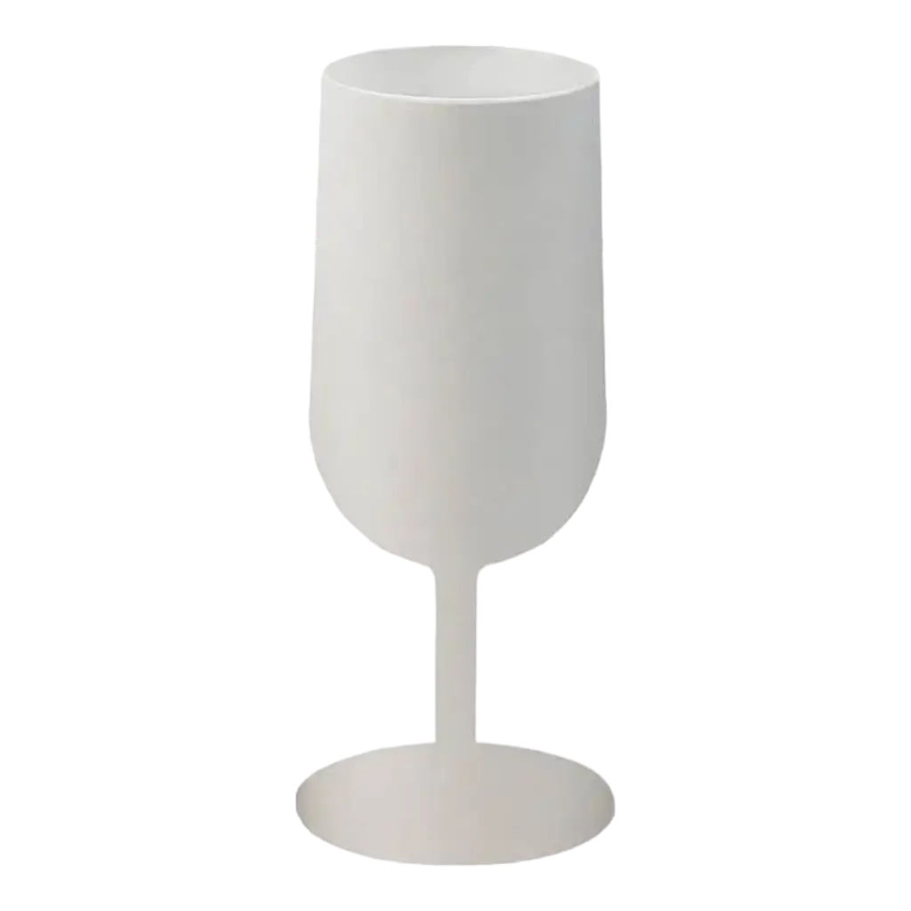 Weinglas Ecocup Weiß 12?ml (18?ml randvoll) Wiederverwendbar – Typ Wein, Verkostung, Aperitif