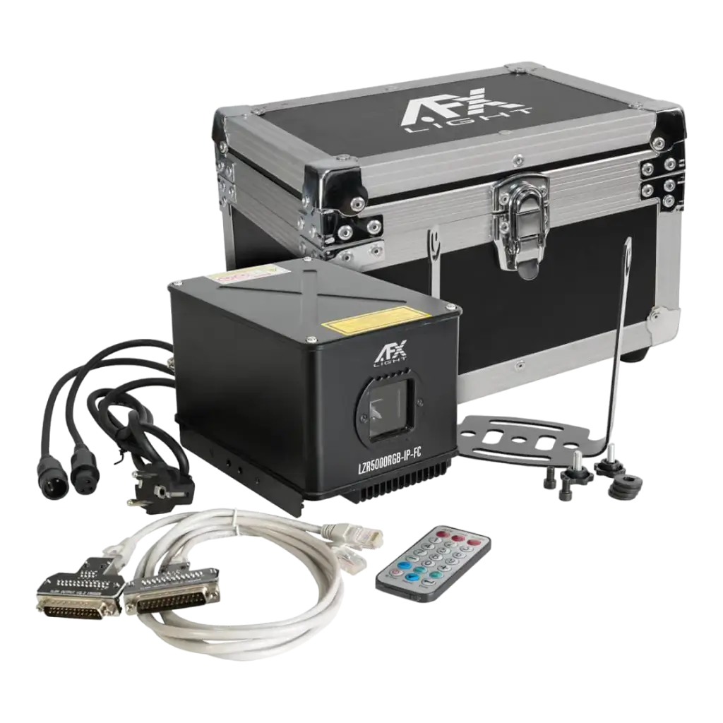 RGB-Lasermaschine mit Flight Case LZR5000RGB-IP-FC