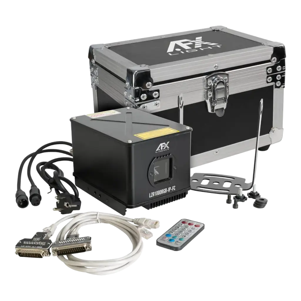 RGB-Lasermaschine mit Flight Case LZR1000RGB-IP-FC