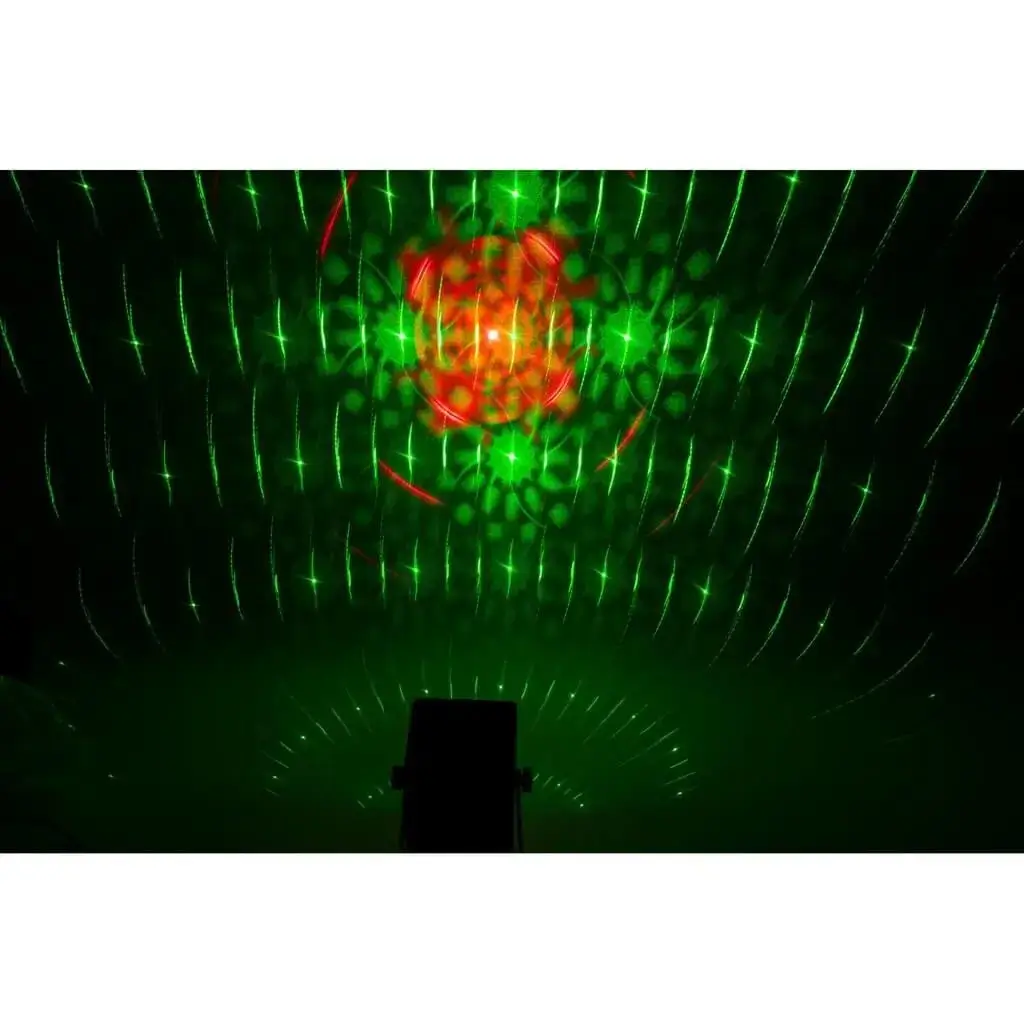 LED + Laser RGB Miniatur Schnurlosmaschine TINYLED-LASRGB