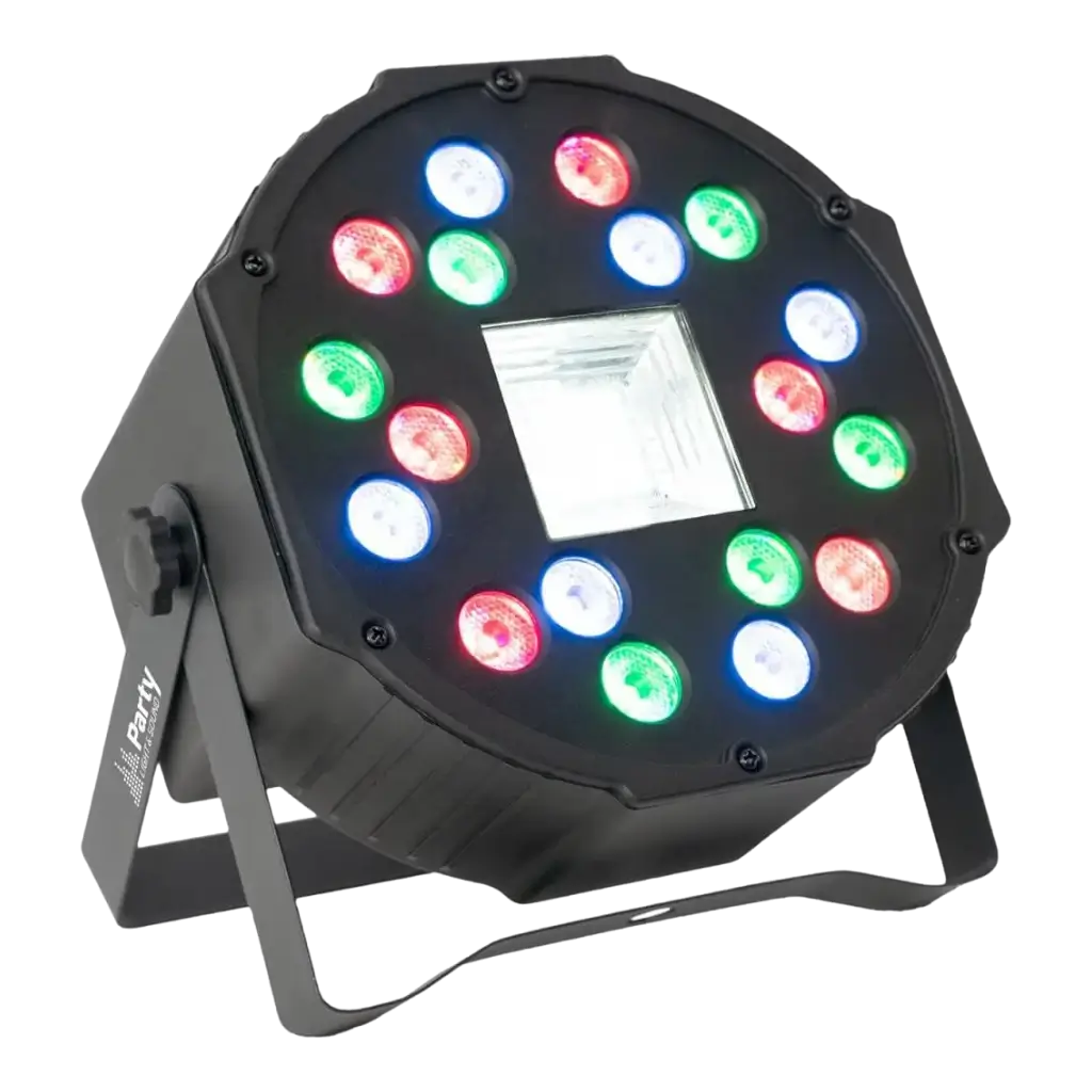 PAR-DMX-LED-Scheinwerfer mit Stroboskop PARTY-PAR-STROBE