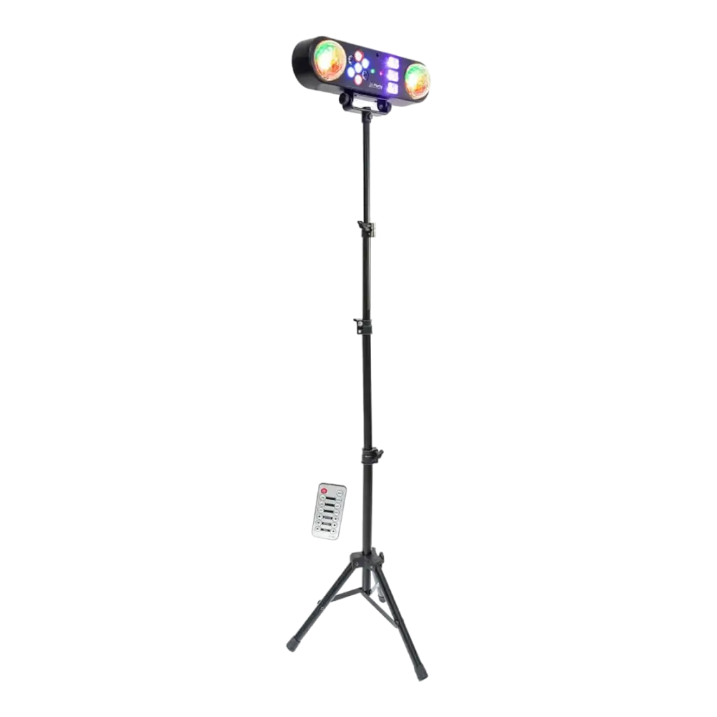 4-in-1 LED-Leiste Astro Wash Strobo und Laser SPINLED