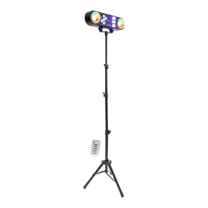 4-in-1 LED-Leiste Astro Wash Strobo und Laser SPINLED