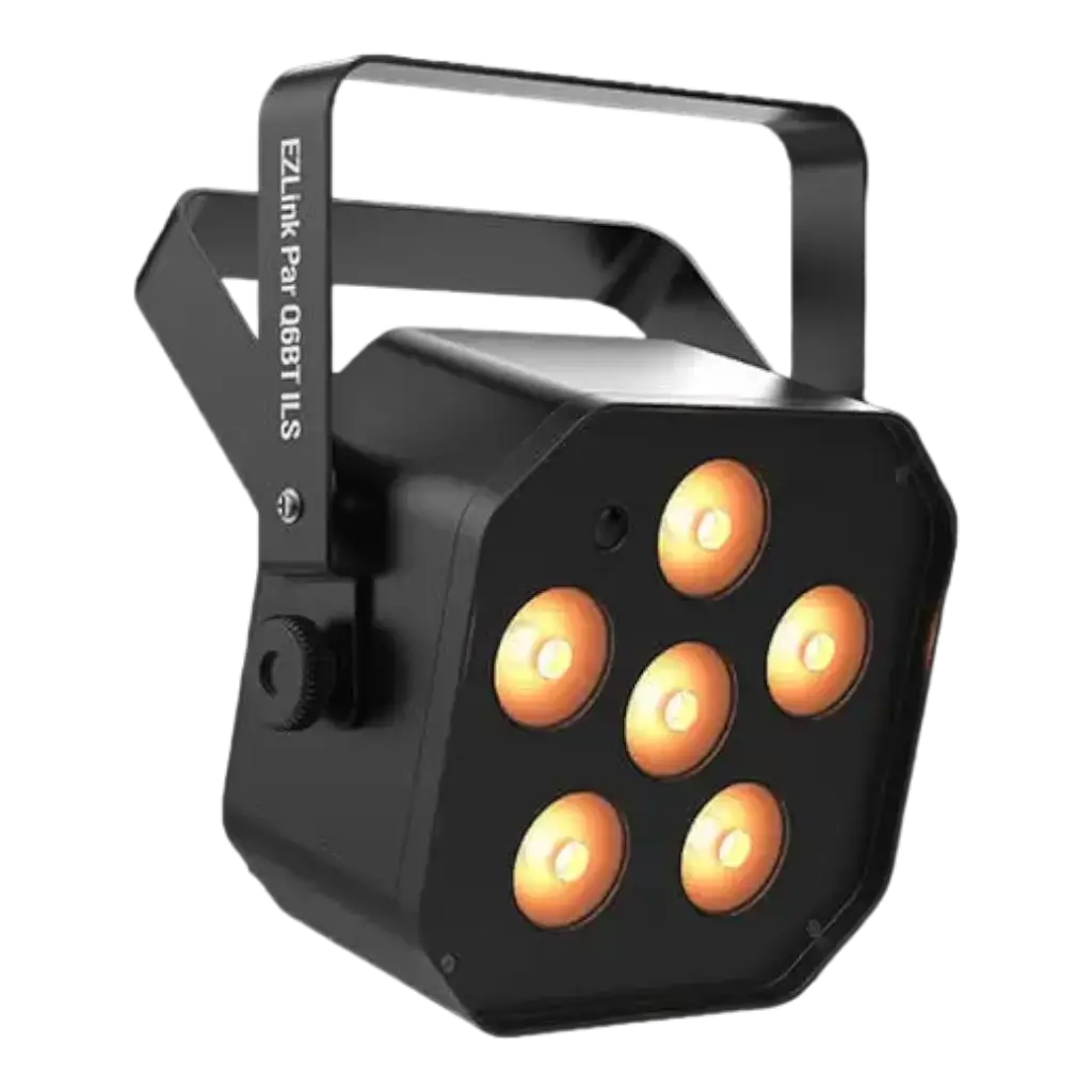 Scheinwerfer PAR LED RGBA Schnurlos EZLink Par Q6BT ILS