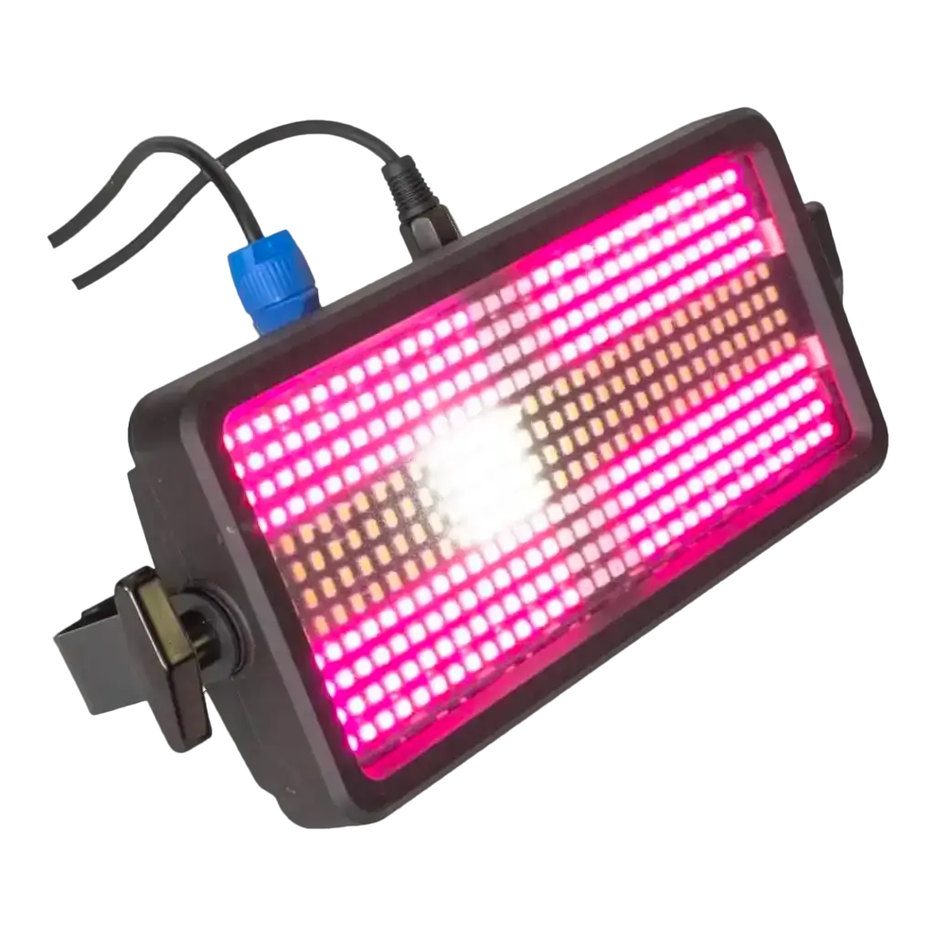 DMX-Stroboskop mit 384 RGBW-LEDs FLASH-COLOR-STROBE