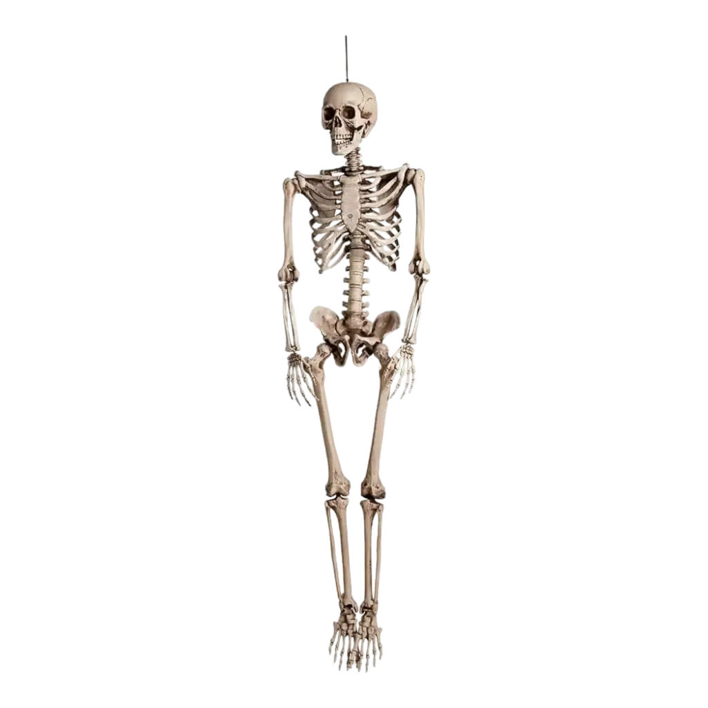 Hängendes Skelett 160cm für Halloween-Dekoration