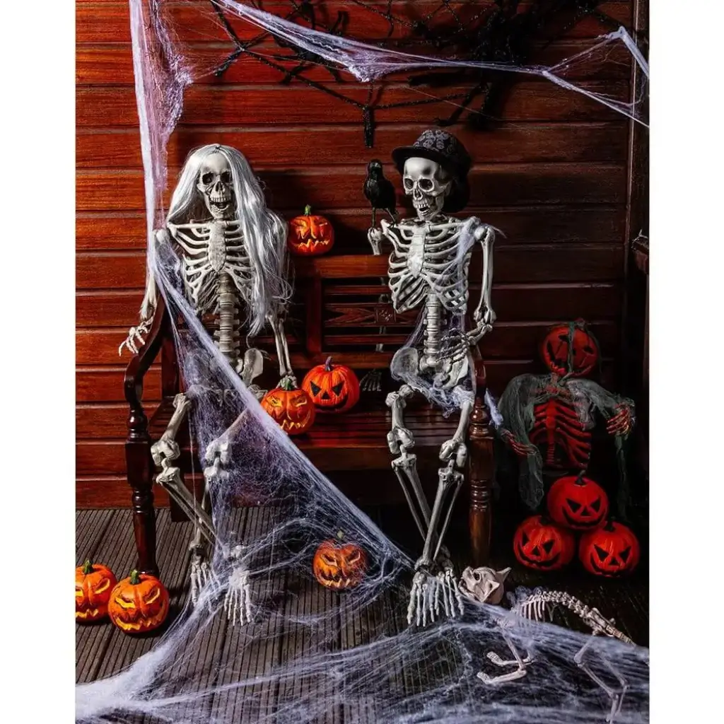 Hängendes Skelett 160cm für Halloween-Dekoration