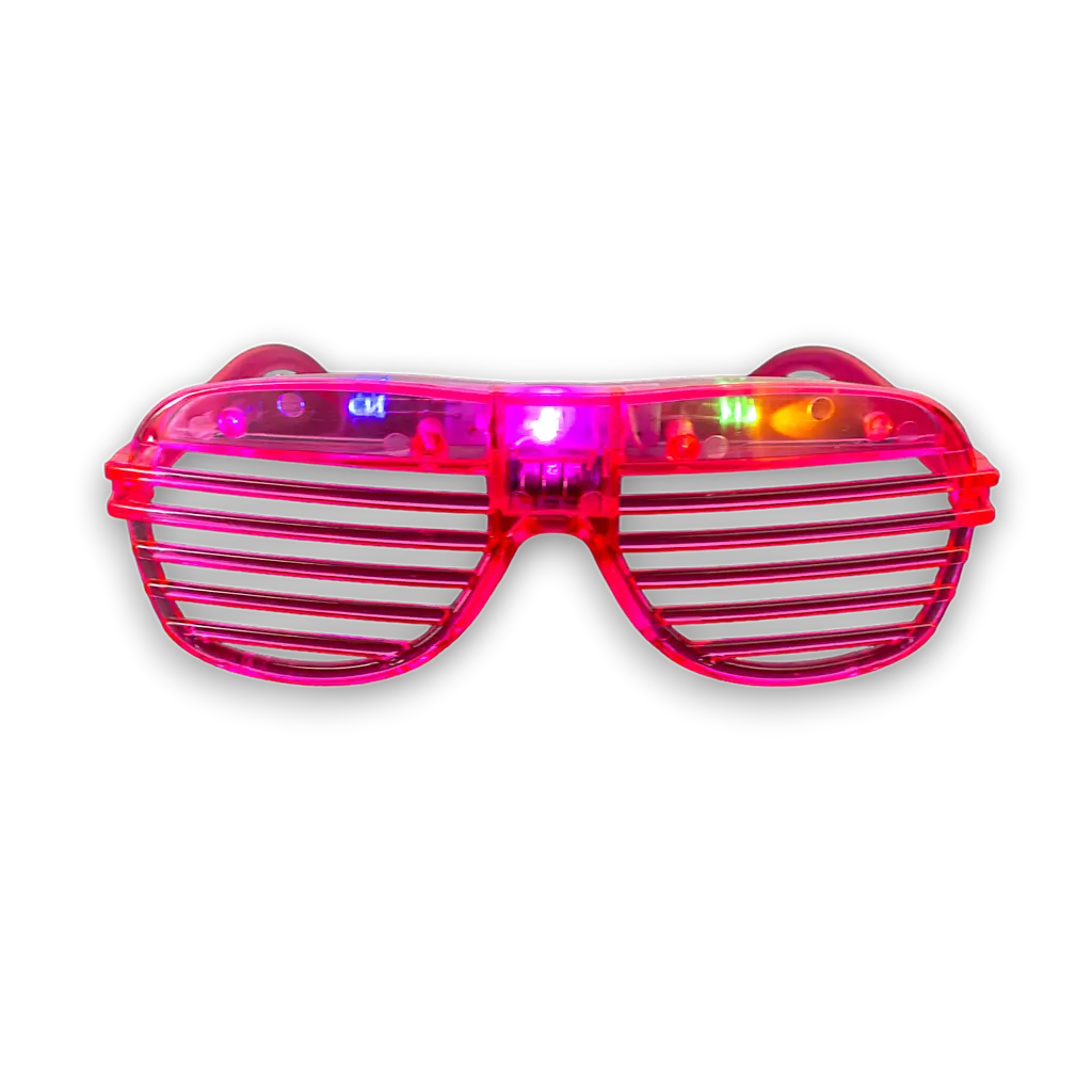 Store Brille mit LED-Hintergrundbeleuchtung - Pink