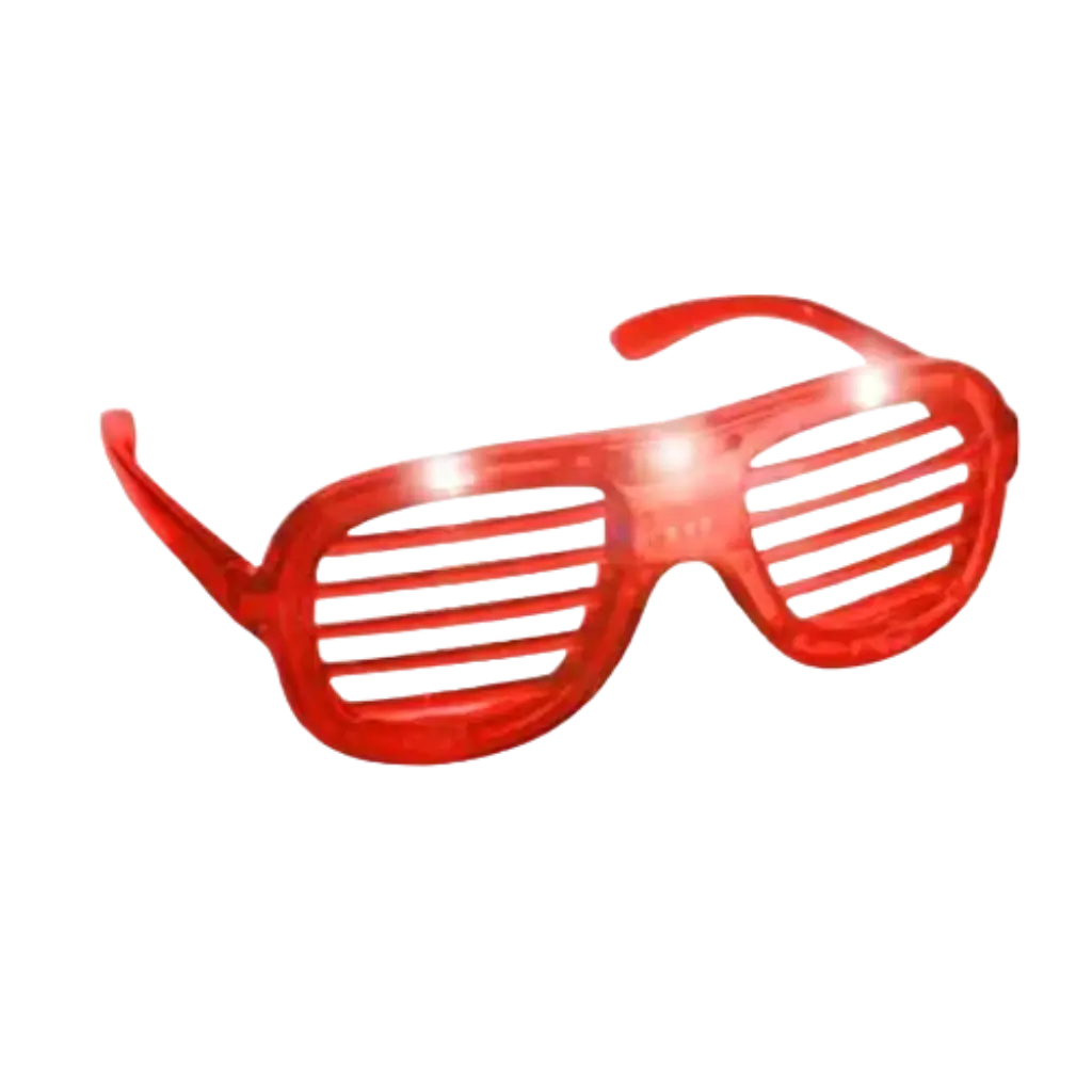 Store Brille mit LED-Hintergrundbeleuchtung - Rot