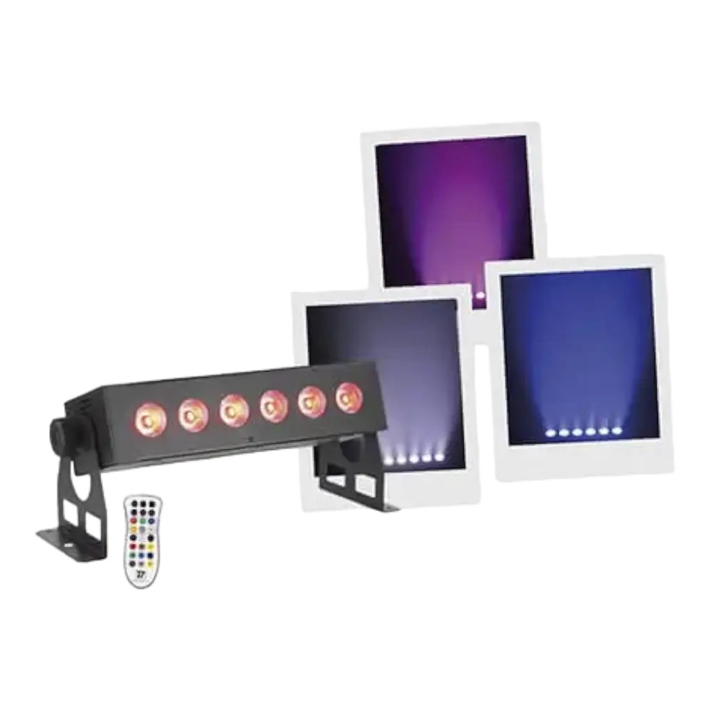 Tragbare LED-Leiste - BoomTone DJ - EZ-BAR 6x8W