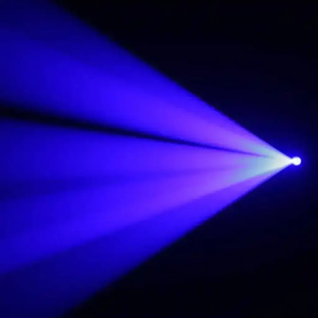Beam-Lyra mit LEDs Weiß E-BEAM100