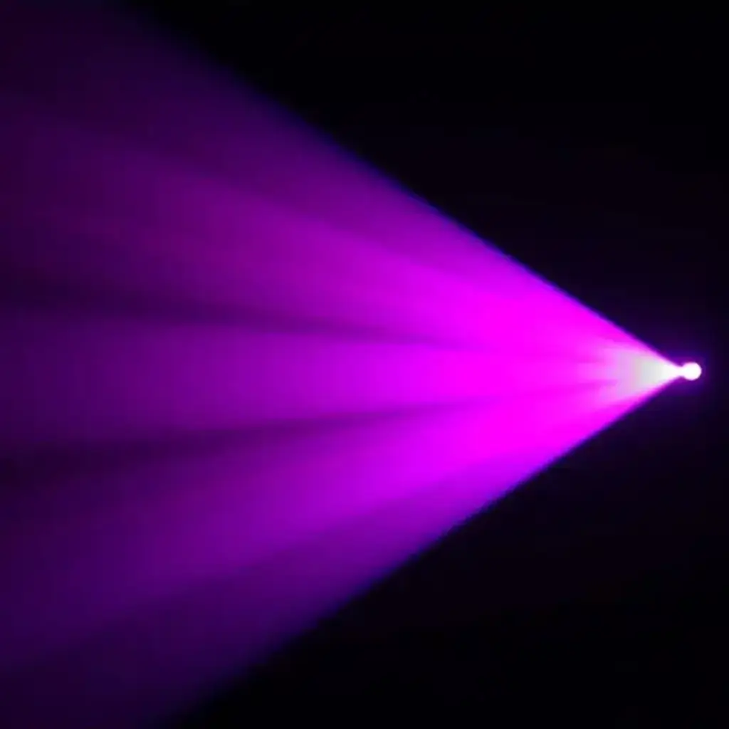 Beam-Lyra mit LEDs Weiß E-BEAM100