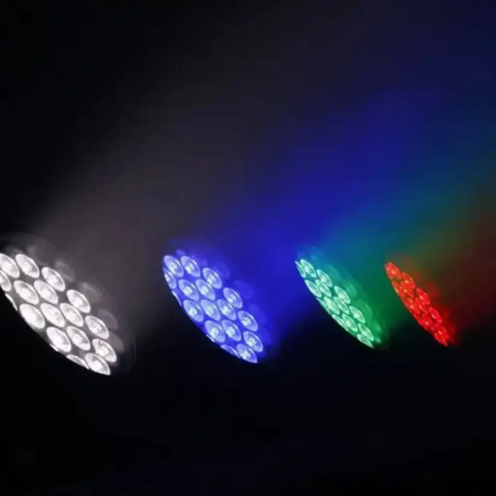 RGBW-LED-PAR-Fluter mit zweifacher Steuerung - CLUB-MIX3-IP